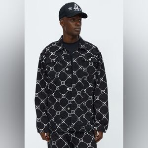 Southpole Monogram Anorak Jacket - Black